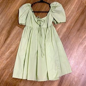 Abercrombie Flirty Pastel Green Dress
